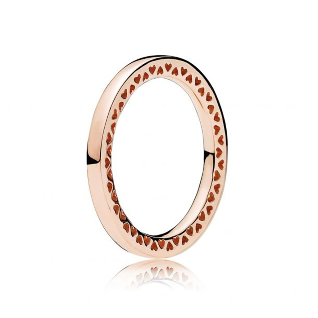 Pandora Rose Classic Hearts of Pandora Ring Size 5