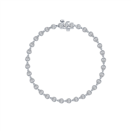 Lafonn 3.52 CTW Simulated Diamond Bezel Tennis Bracelet