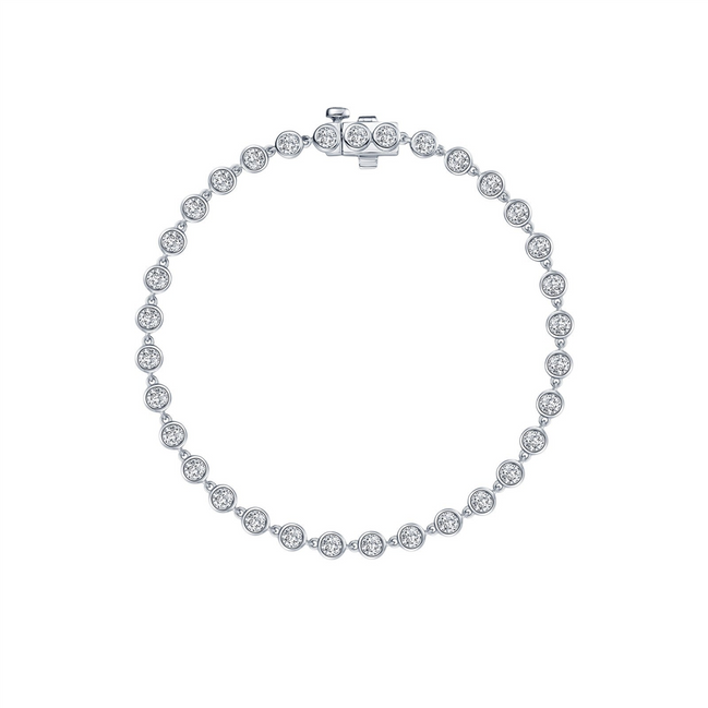 Lafonn 3.52 CTW Simulated Diamond Bezel Tennis Bracelet