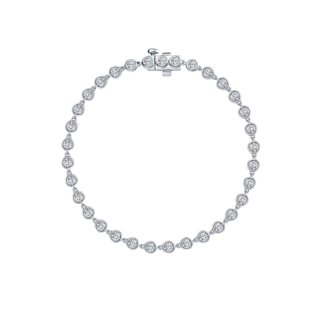 Lafonn 3.52 CTW Simulated Diamond Bezel Tennis Bracelet