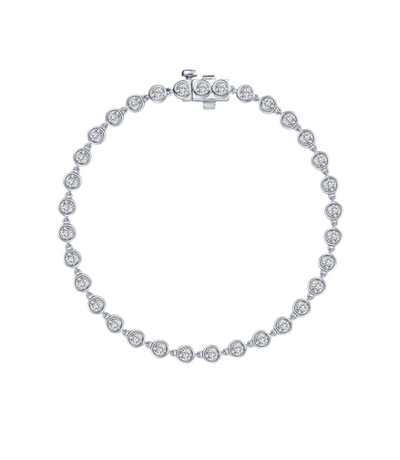 Lafonn 3.52 CTW Simulated Diamond Bezel Tennis Bracelet