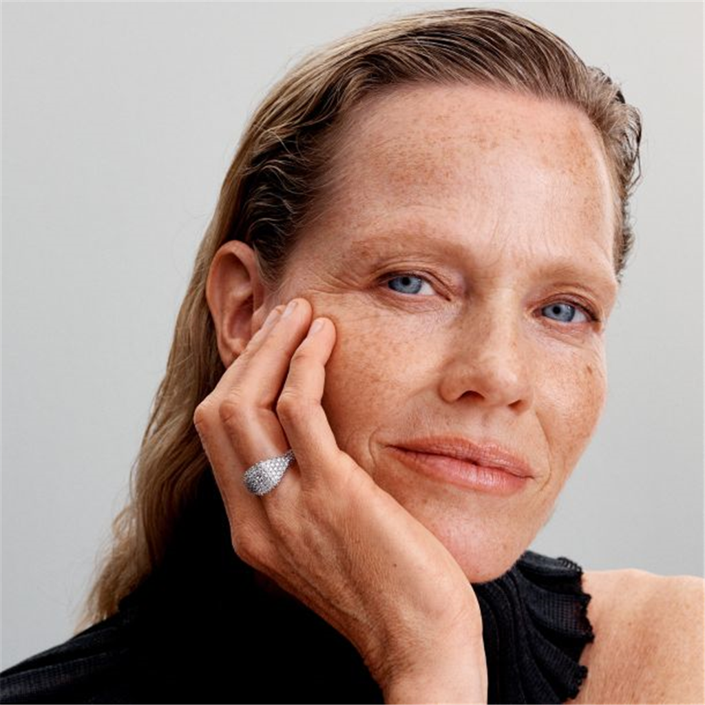 Pandora Timeless Pavé Square Cocktail Ring Size 6