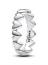 Pandora Moments Row of Hearts Ring Size 4.5