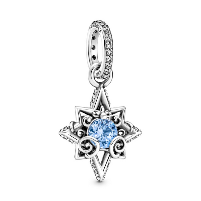 Pandora Disney Cinderella Blue Star Pendant