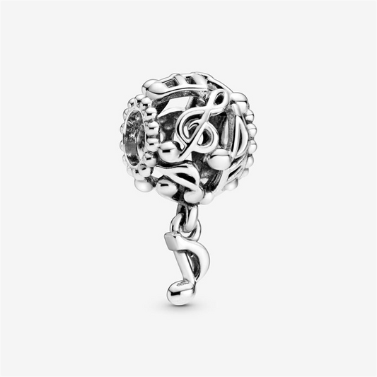 Pandora Moments Openwork Music Note Charm