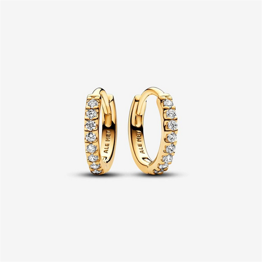 Pandora Timeless Sparkling Huggie Hoop Earrings