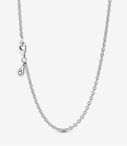 Pandora Moments Silver Cable Chain Necklace 45 cm