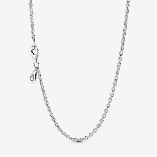 Pandora Moments Silver Cable Chain Necklace 45 cm