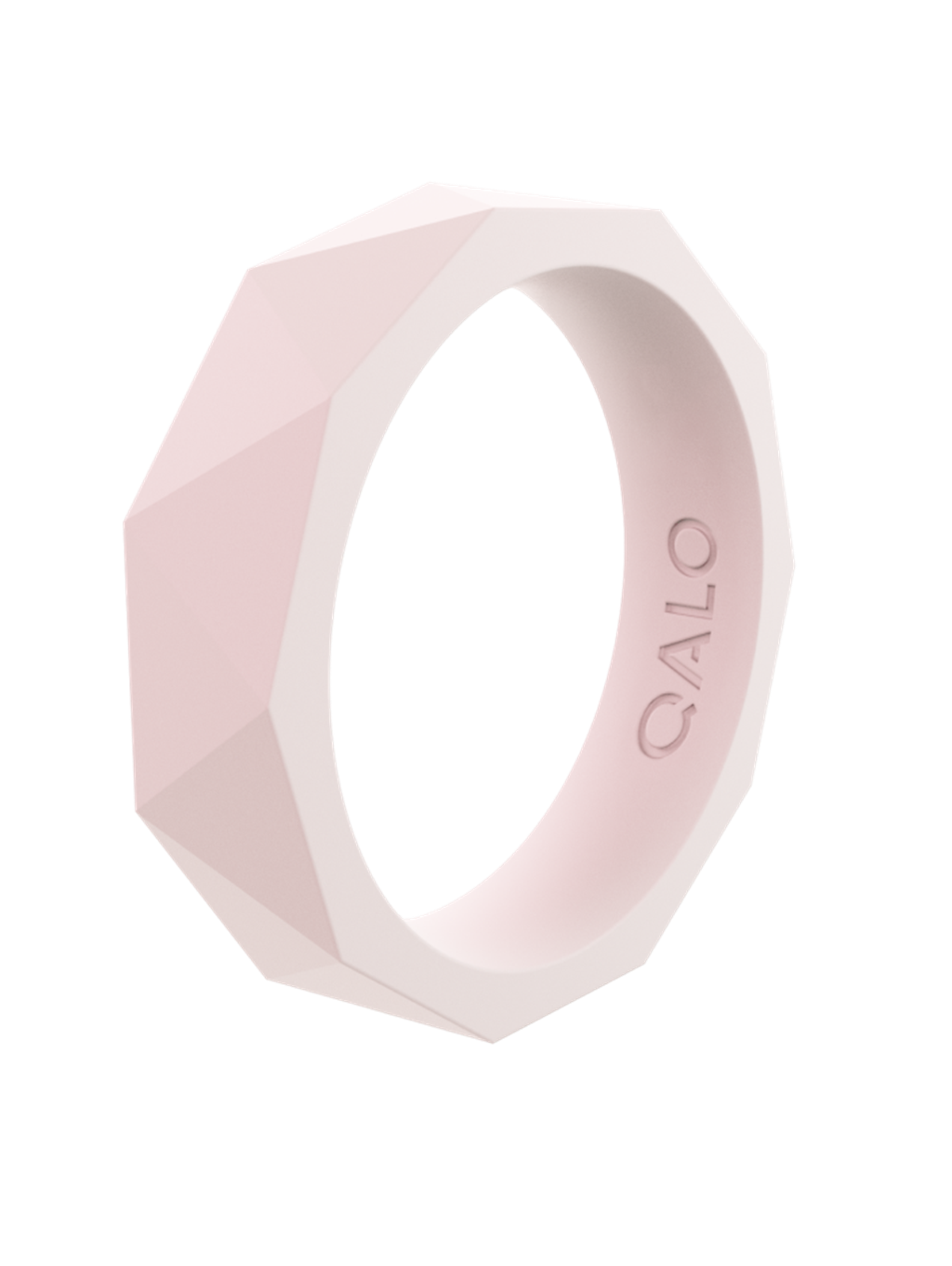 WOMEN'S BLUSH PRISM SIZE 8 SILICONE RING