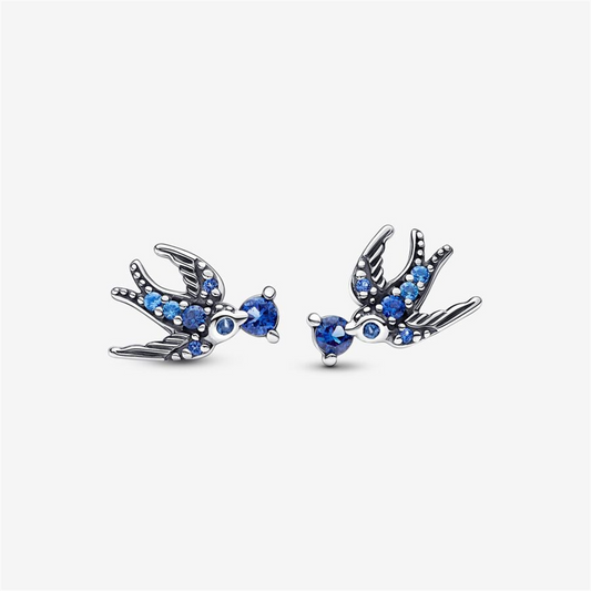 Pandora Moments Sparkling Swallow Stud Earrings