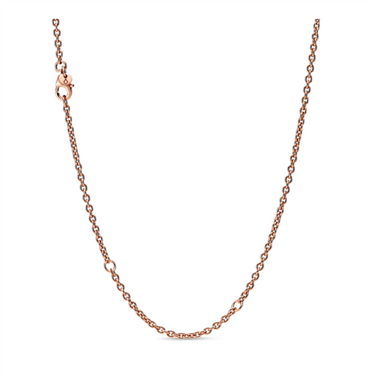 Pandora Rose Gold Plated Cable Chain Necklace