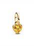 Pandora Heart Mini Dangle Charm 14K Gold Plating
