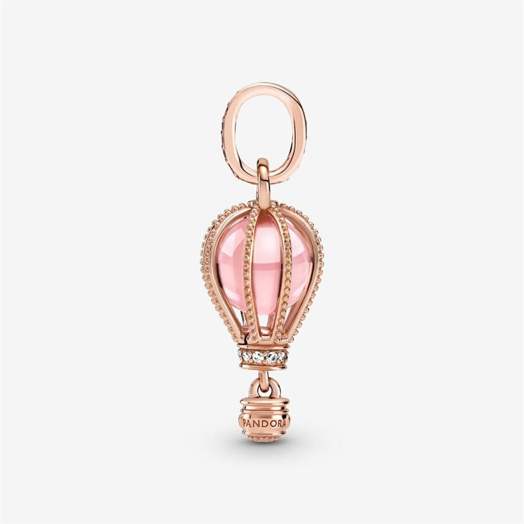 Pandora Moments Sparkling Pink Hot Air Balloon Dangle Charm