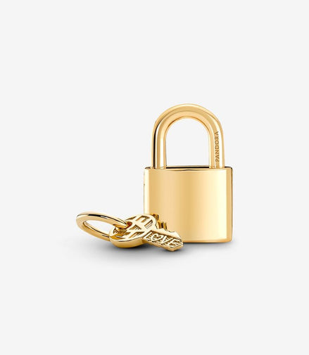 Pandora Moments Padlock & Key Dangle Charm