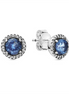 Pandora Timeless Blue Round Sparkle Stud Earrings
