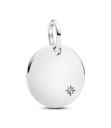 Pandora Engravable Lab-Grown Diamond Tag Pendant