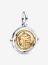 Pandora Moments Two-tone Fú Spinning Dangle Charm