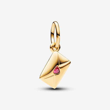 Pandora Moments 14K Gold-Plated Love Letter Envelope Dangle Charm