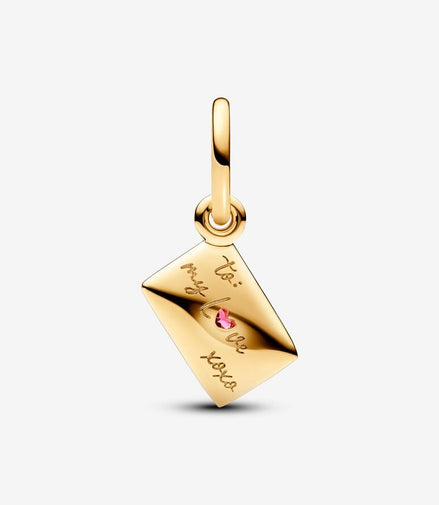 Pandora Moments 14K Gold-Plated Love Letter Envelope Dangle Charm