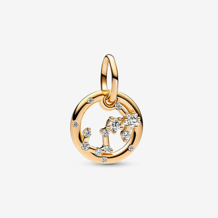 Pandora Moments 14K Gold-Plated Scorpio Zodiac Dangle Charm