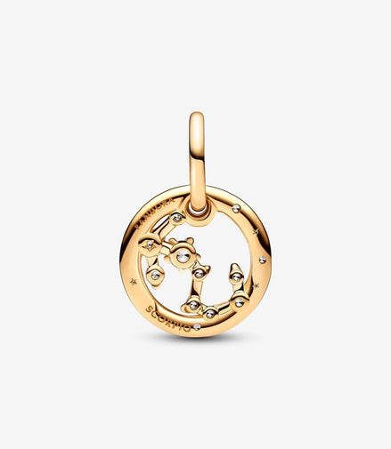 Pandora Moments 14K Gold-Plated Scorpio Zodiac Dangle Charm