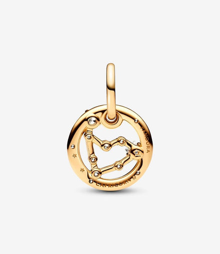 Pandora Moments 14K Gold-Plated Capricorn Zodiac Dangle Charm