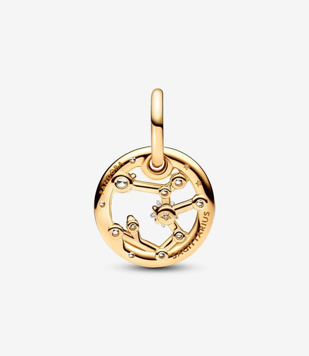 Pandora Moments 14K Gold-Plated Sagittarius Zodiac Dangle Charm