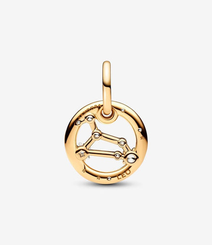 Pandora Moments 14K Gold-Plated Leo Zodiac Dangle Charm