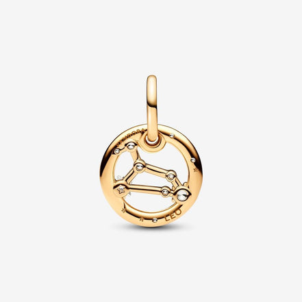 Pandora Moments 14K Gold-Plated Leo Zodiac Dangle Charm