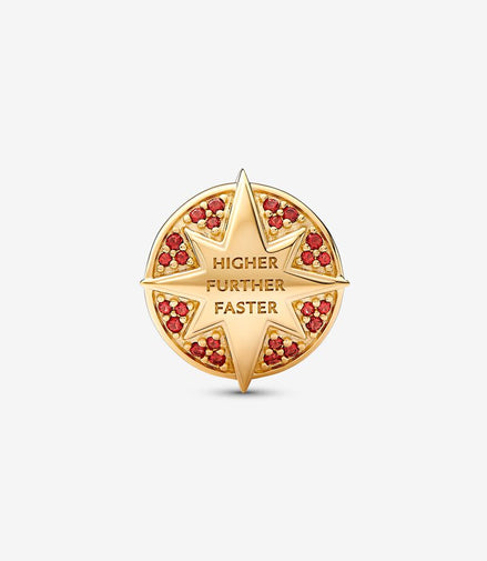 Pandora Marvel Captain Marvel Insignia Charm