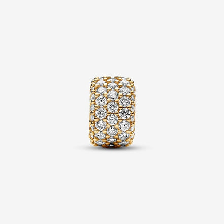 Pandora Timeless Sparkling Pavé Triple-Row Charm