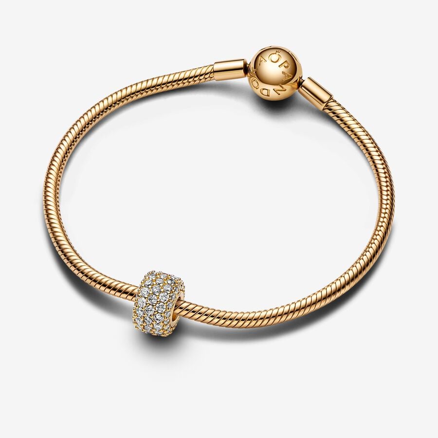 Pandora Timeless Sparkling Pavé Triple-Row Charm