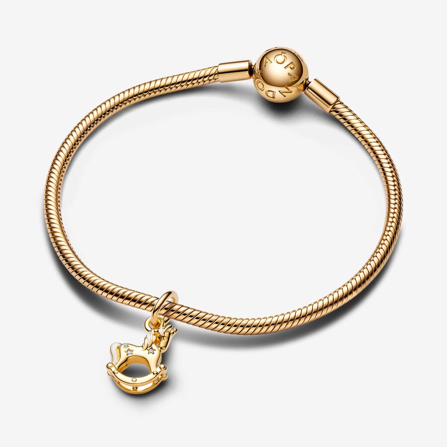 Pandora Moments Rocking Unicorn Dangle Charm