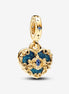 Pandora Disney Cinderella's Carriage And Heart Double Dangle Charm