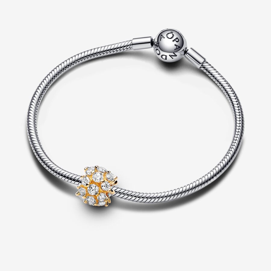 Pandora Moments Sparkling Round Charm