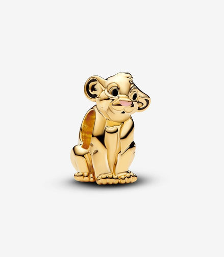 Pandora X Disney 14K Gold-Plated The Lion King Simba Charm