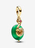 Pandora Moments Snake Green Murano Glass Dangle Charm