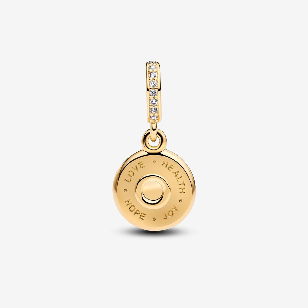 Pandora Moments 14K Gold-Plated Happy Birthday Cake Dangle Charm