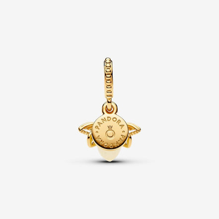Pandora Moments 14K Gold-Plated Glow-In-The-Dark Firefly Dangle Charm