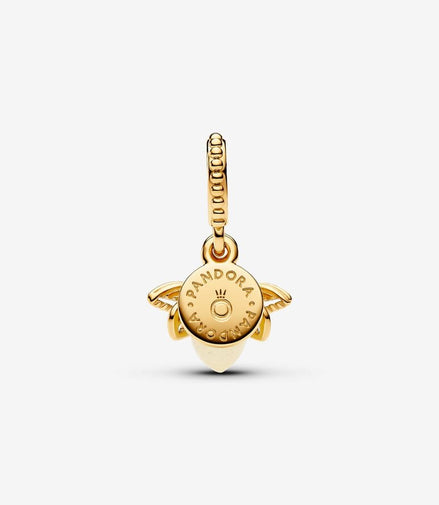 Pandora Moments 14K Gold-Plated Glow-In-The-Dark Firefly Dangle Charm