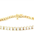 Ladies 14K Gold And 5 CT Diamond Tennis Bracelet