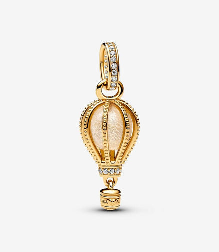 Pandora Moments Sparkling Clear Hot Air Balloon Dangle Charm