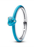 Pandora ME Turquoise-Colored Heart Stone Ring Size 7