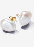 Pandora Essence Baroque Treated Freshwater Cultured Pearl Stud Earrings