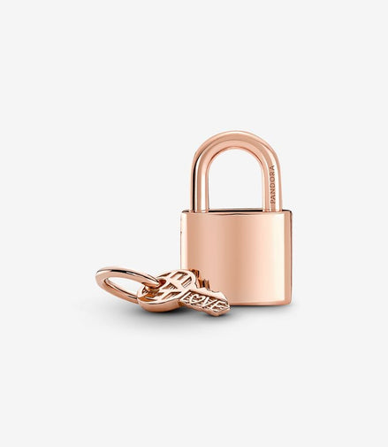 Pandora Moments Padlock & Key Dangle Charm