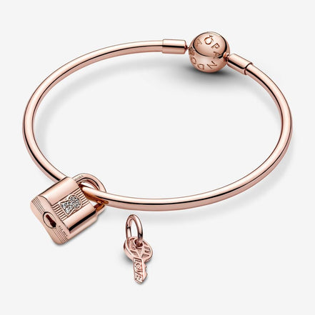Pandora Moments Padlock & Key Dangle Charm