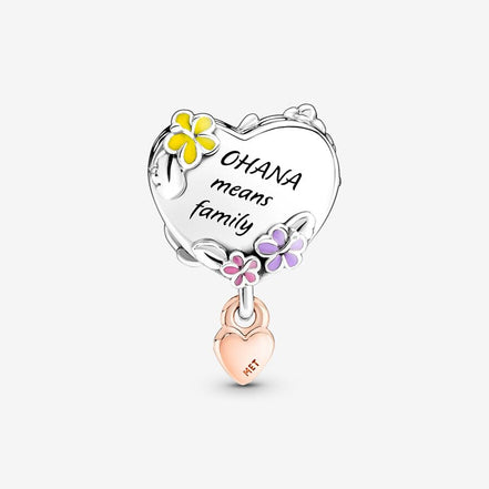 Pandora Disney Ohana Lilo & Stitch Inspired Charm
