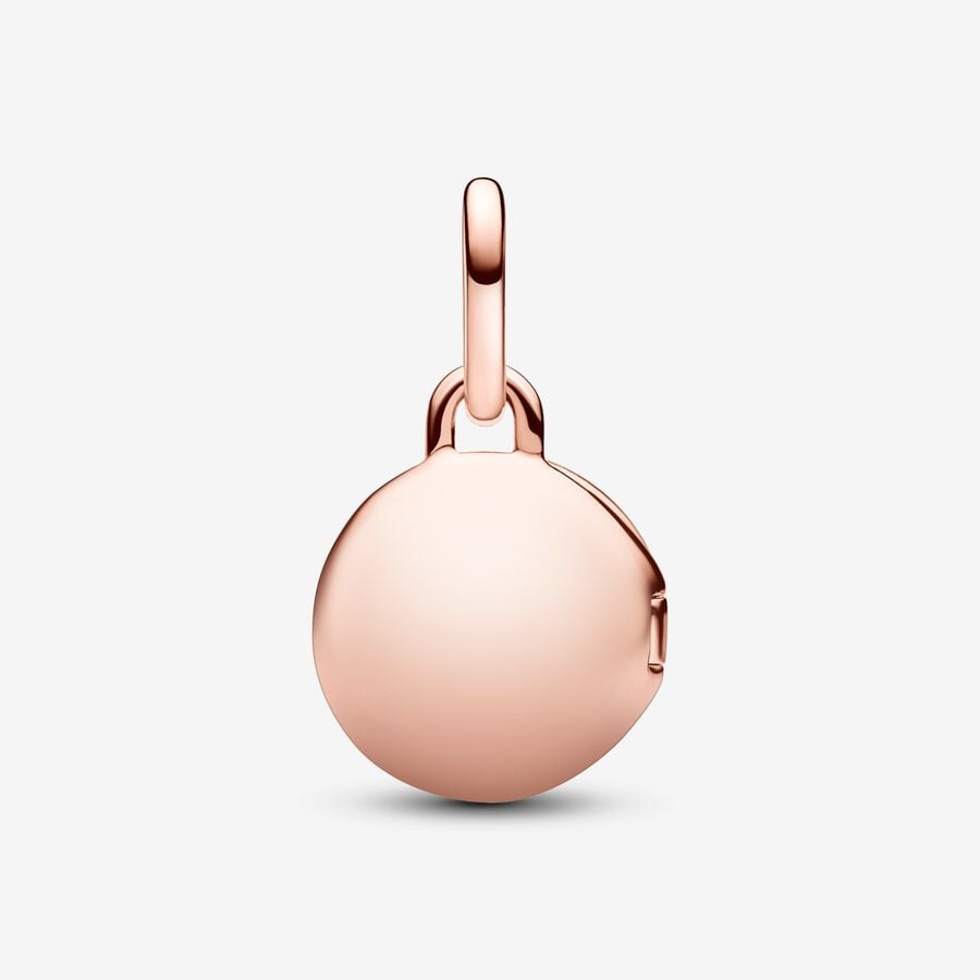 Pandora Moments 14K Rose Gold Plated Openable & Engravable Love Locket Charm