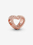 Pandora Moments Beaded Open Heart Charm