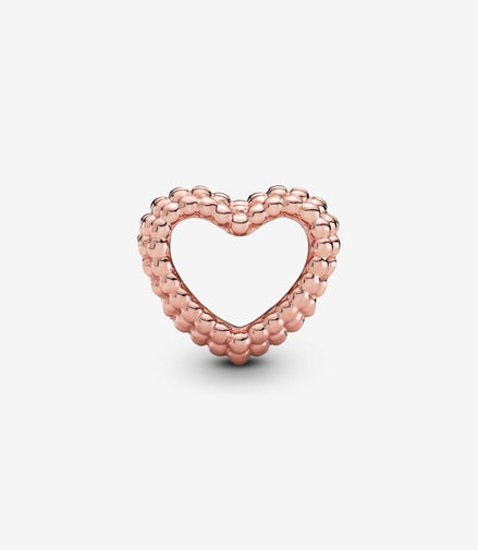 Pandora Moments Beaded Open Heart Charm